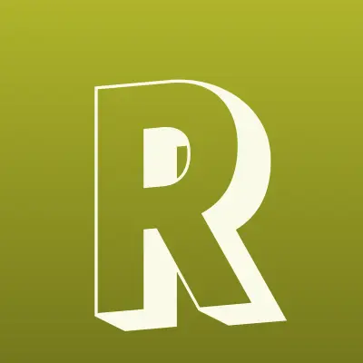 Радуга, супермаркет, лого-визитка